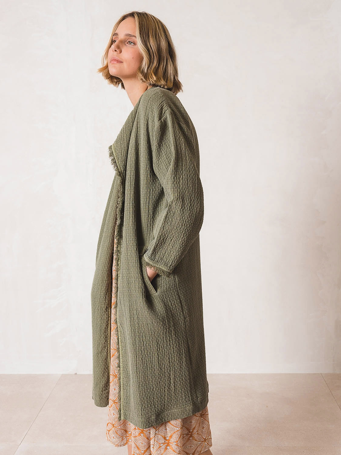 DOUBLE GAUZE COAT