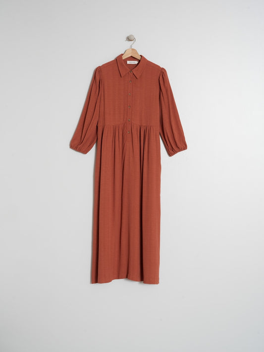MAXI VESTIDO CAMISERO