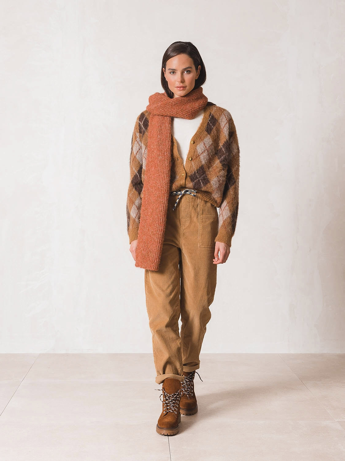 CHAQUETA ROMBO VINTAGE