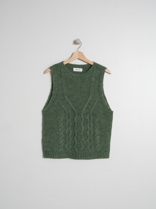 CHALECO RETRO TRENZADO