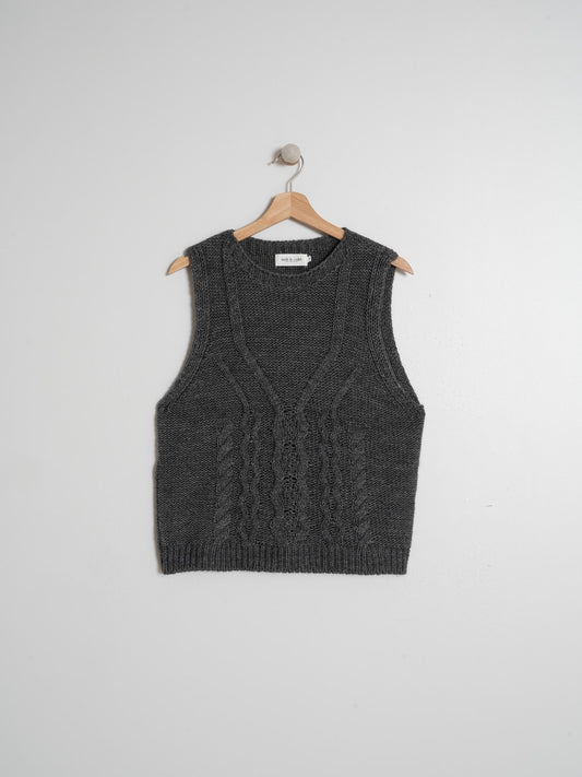 CHALECO RETRO TRENZADO