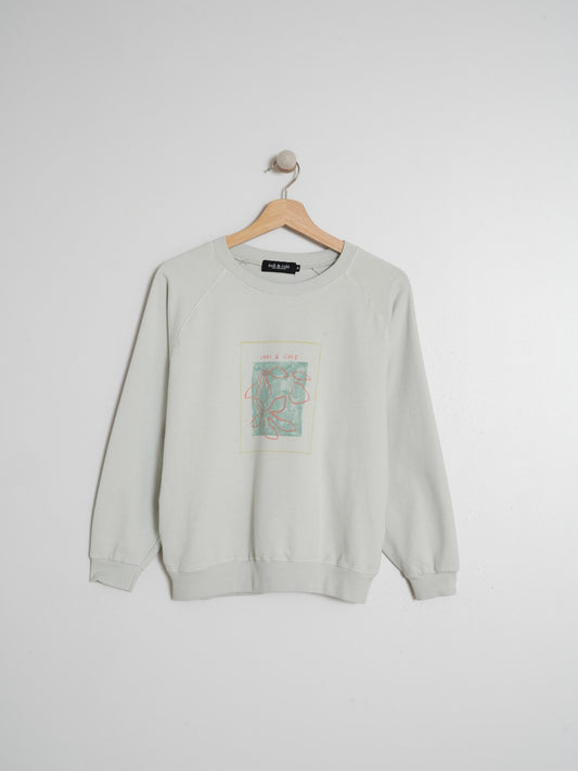 SUDADERA ESTAMPADA ALGODÓN