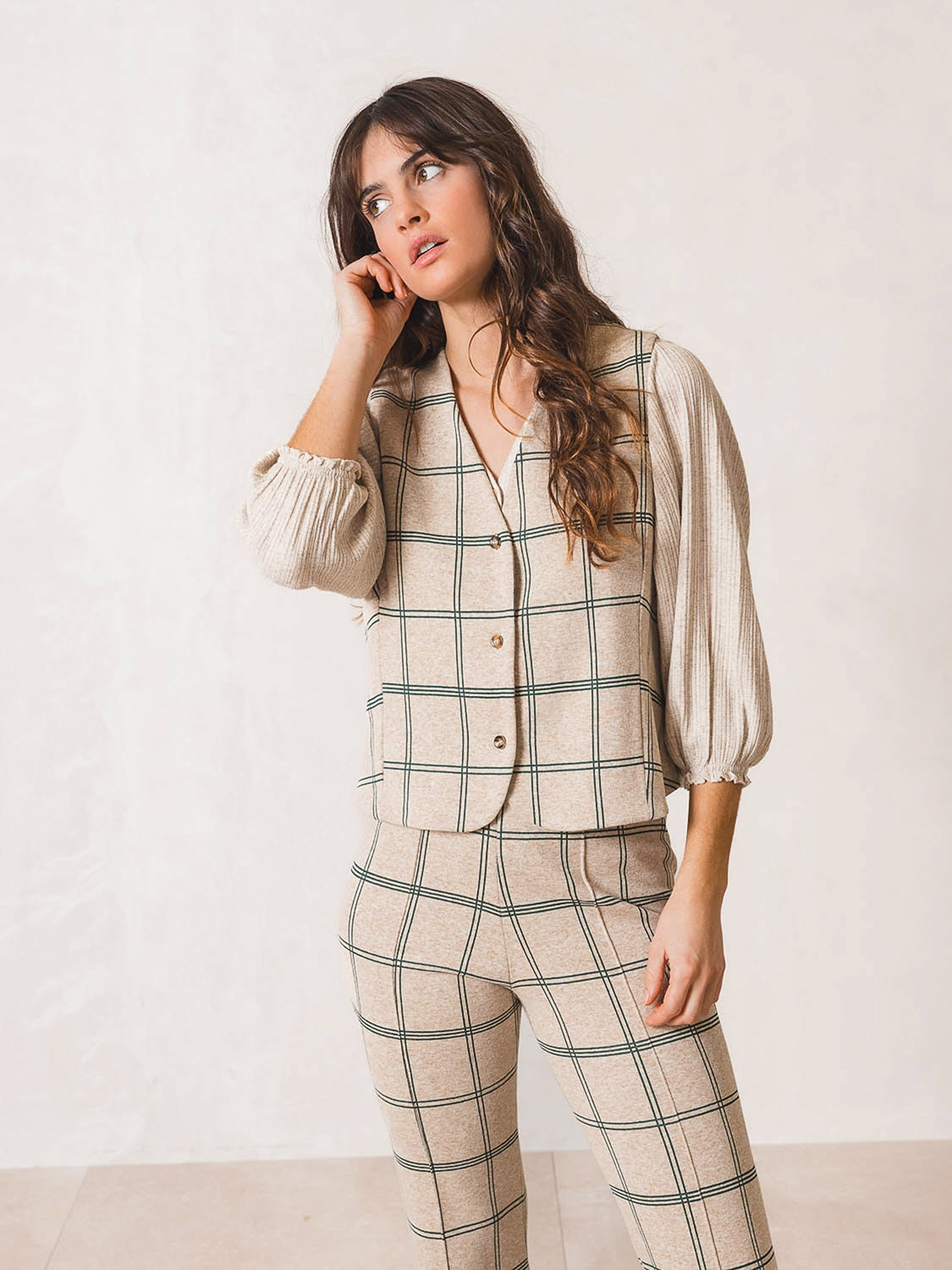 CHALECO PUNTO JACQUARD