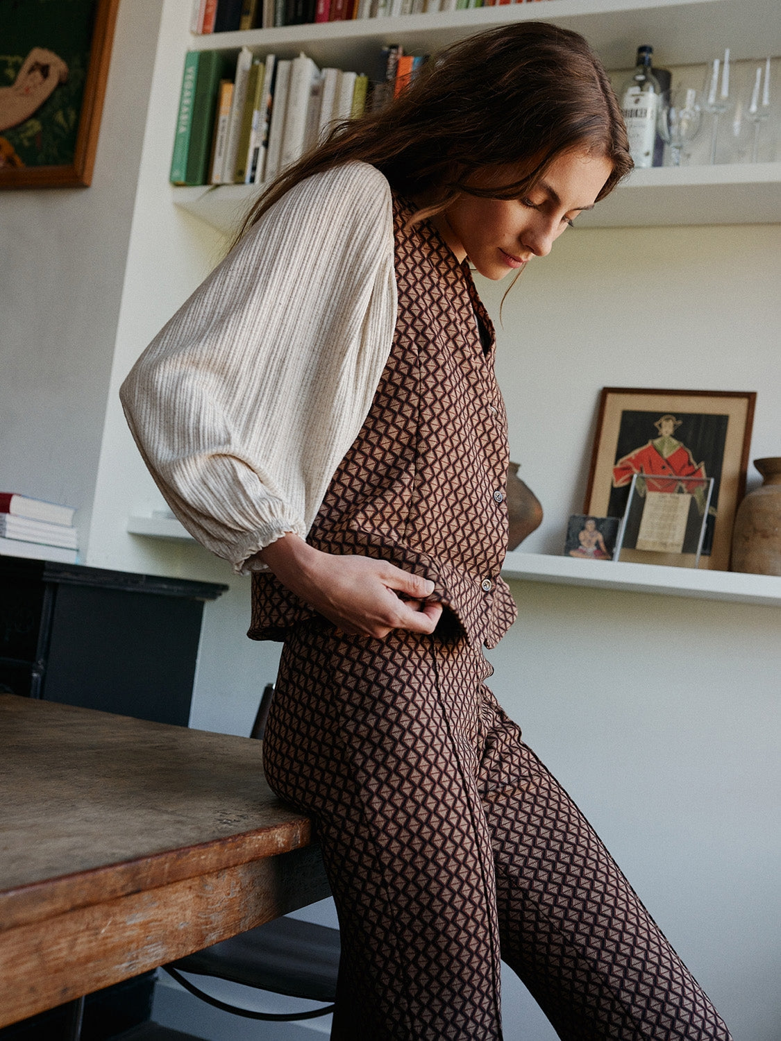 CHALECO PUNTO JACQUARD