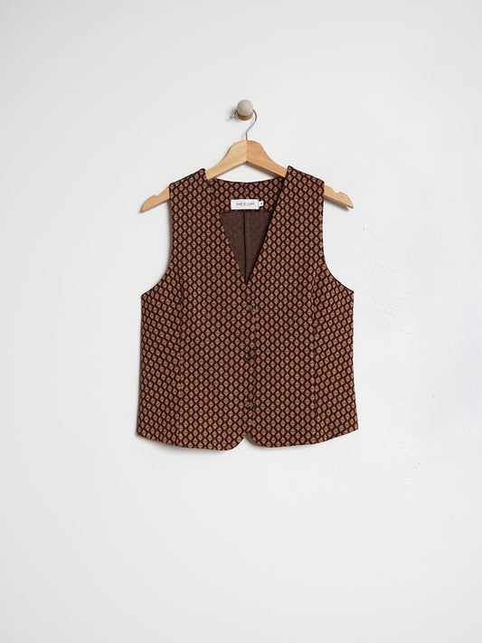 CHALECO PUNTO JACQUARD
