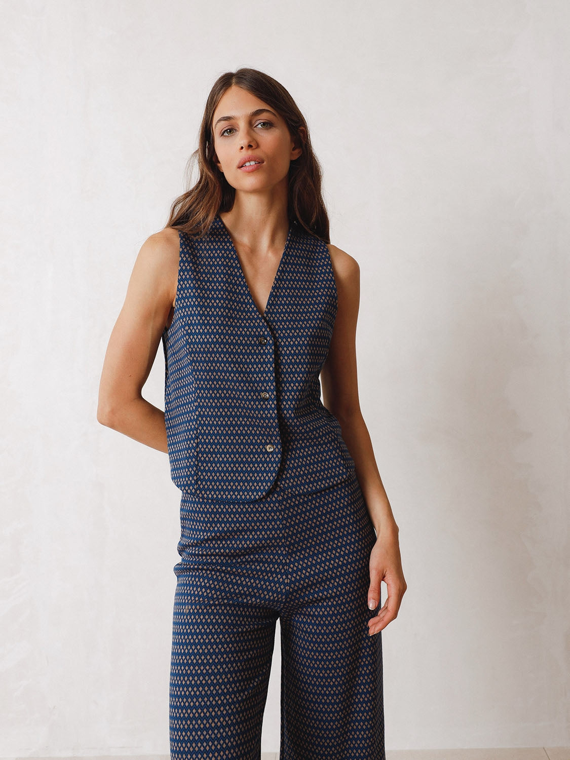CHALECO PUNTO JACQUARD