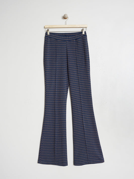 PANTALÓN ACAMPANADO JACQUARD