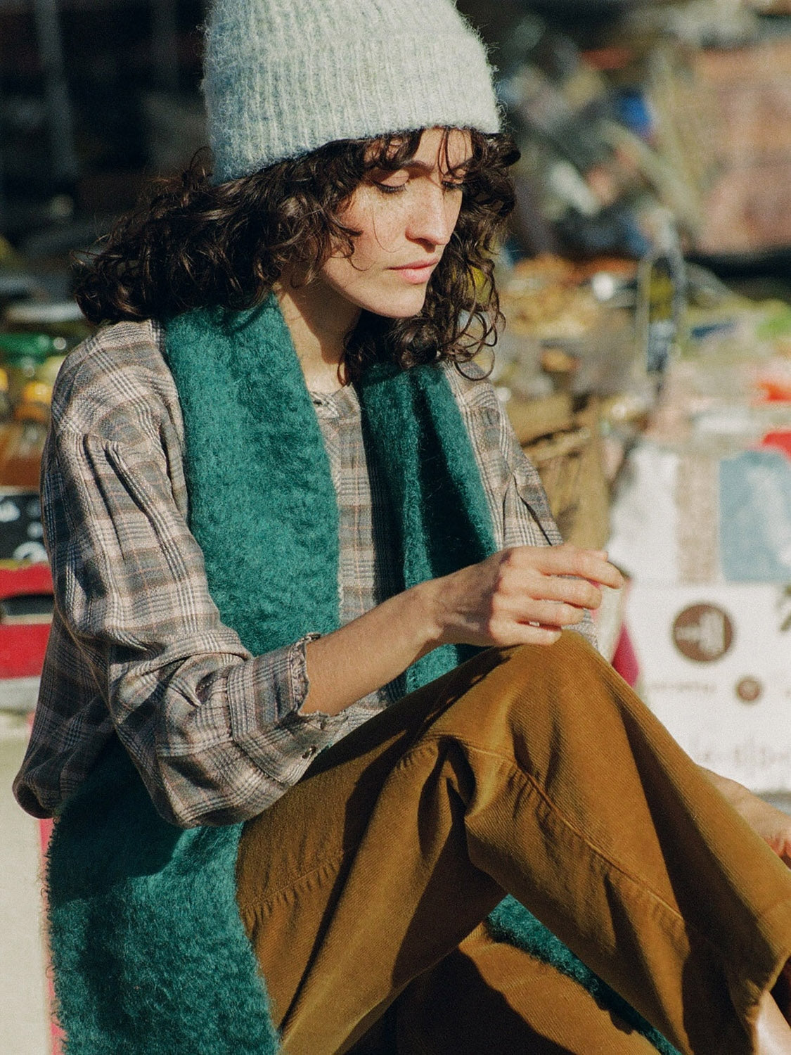 BUFANDA LISA MOHAIR