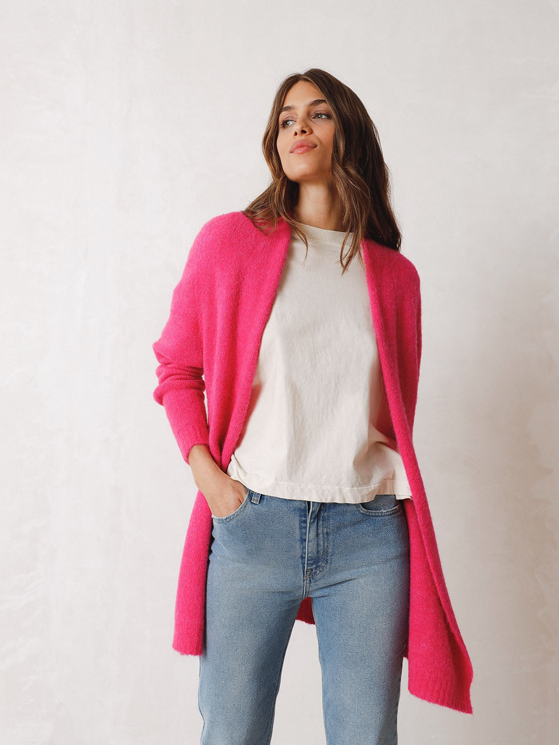 CHAQUETA PUNTO LISO