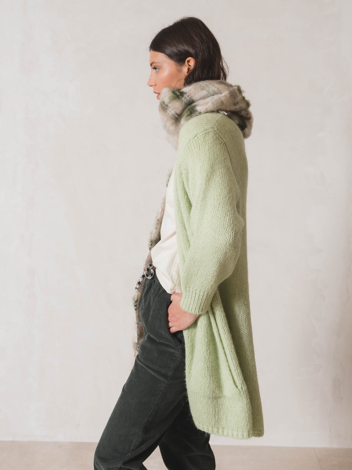 CHAQUETA PUNTO LISO