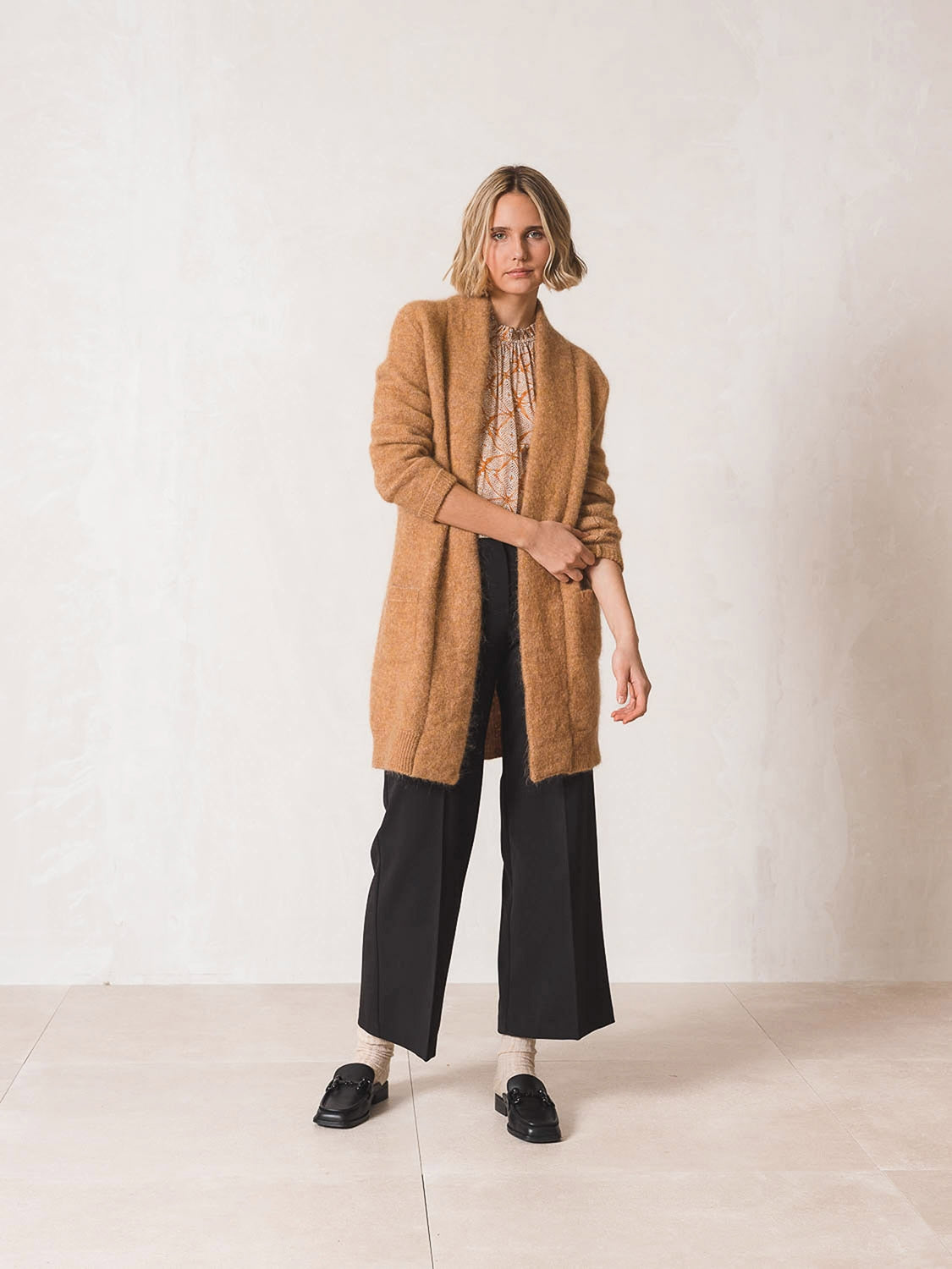 CHAQUETA MAXI MOHAIR