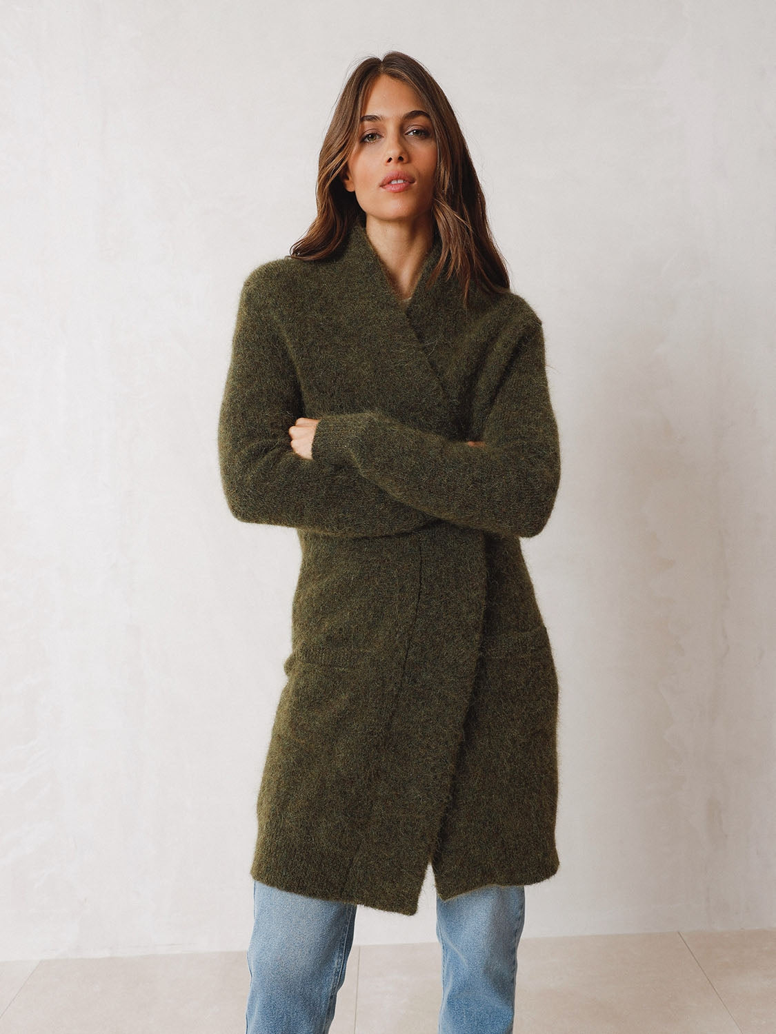 CHAQUETA MAXI MOHAIR