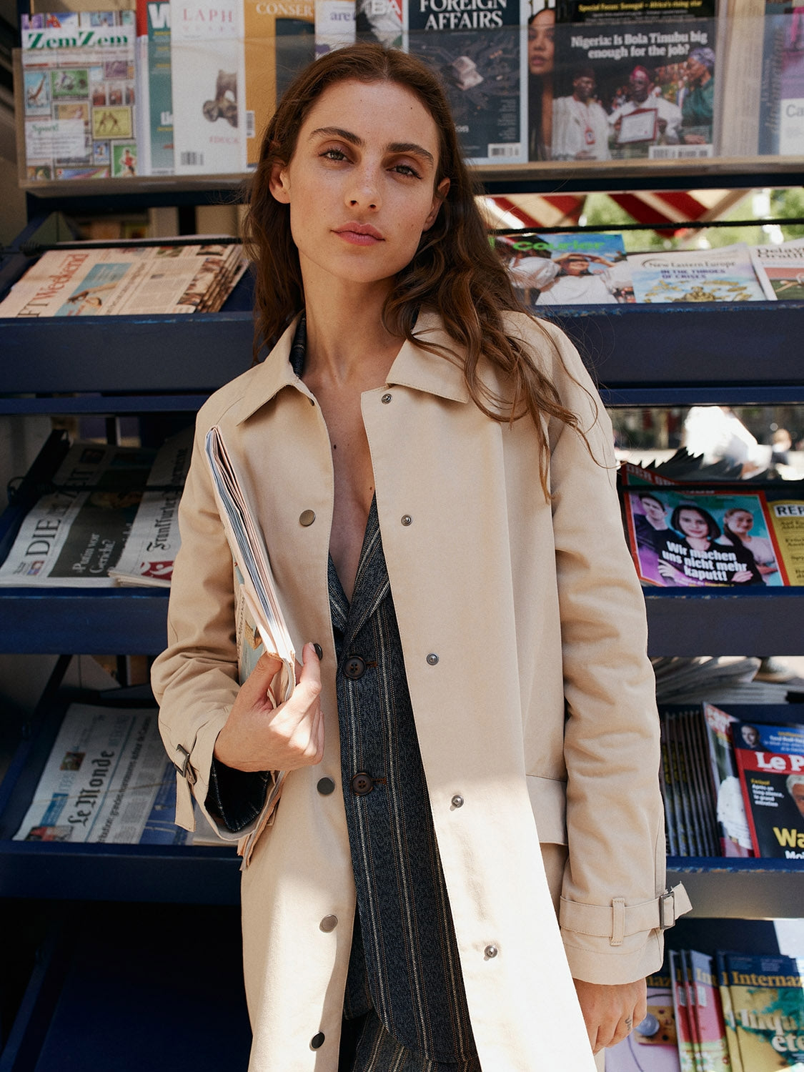 MAXI TRENCH ALGODÓN