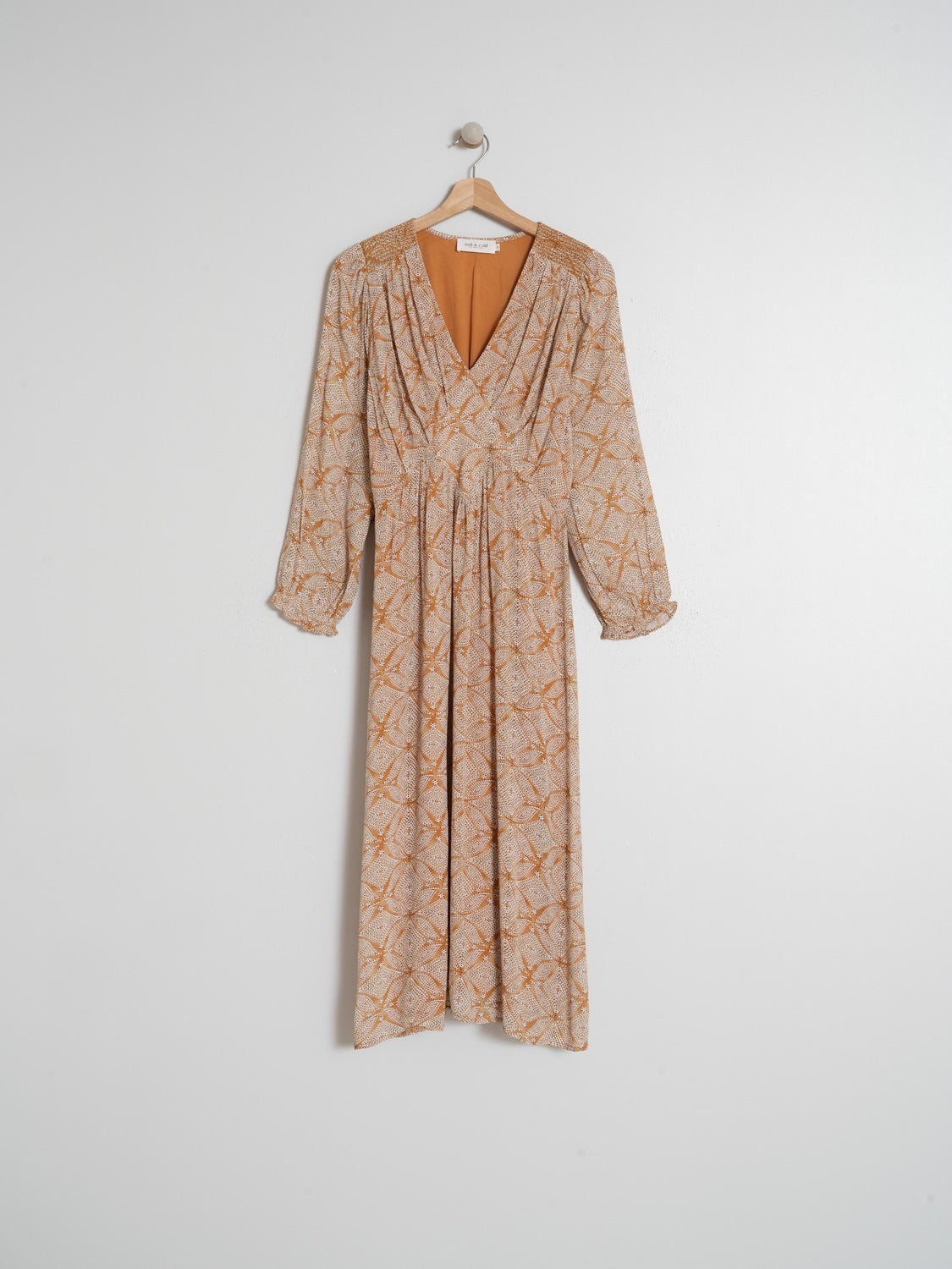 ETHNIC MIDI DRESS