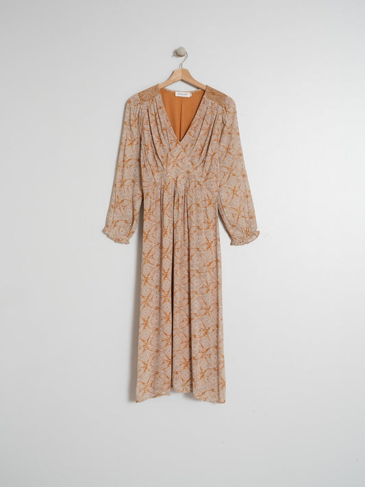 ETHNIC MIDI DRESS