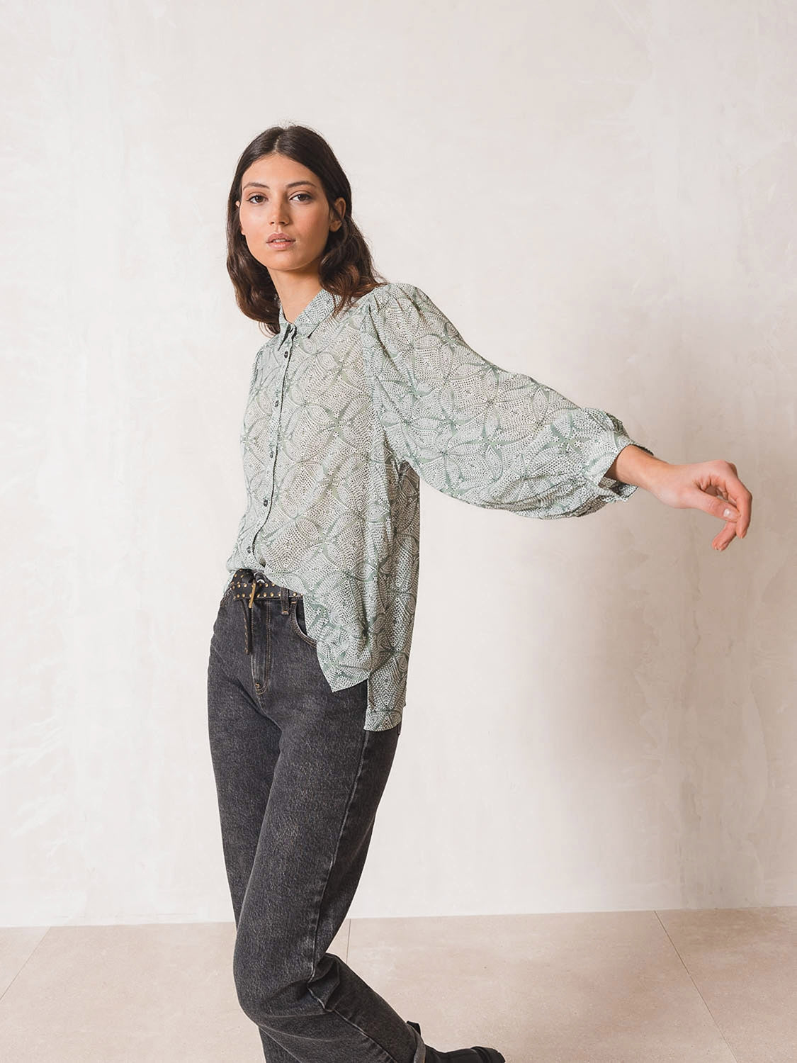 CAMISA ETHNIC PRINT