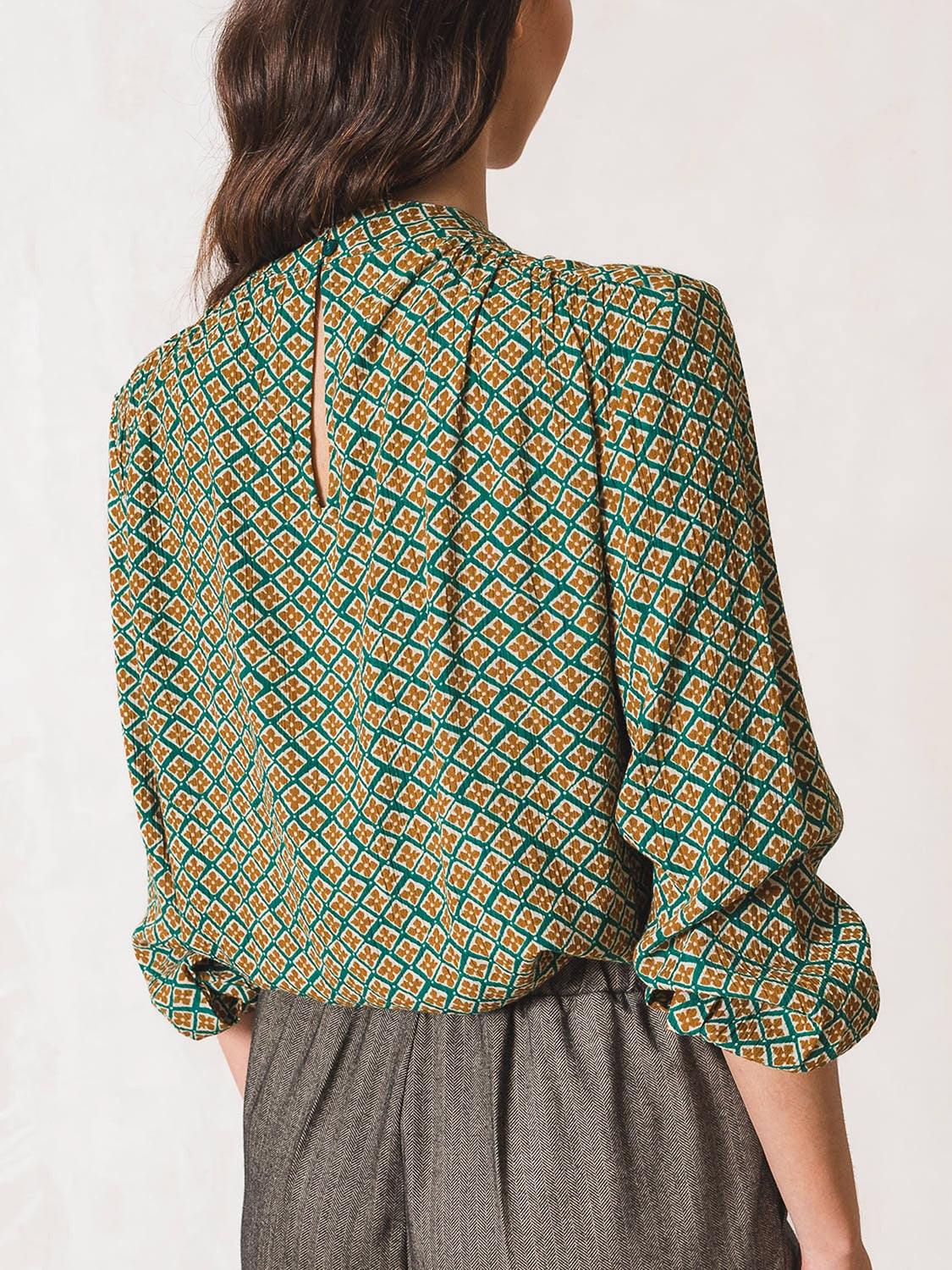 BLUSA RETRO GEOMETRIC