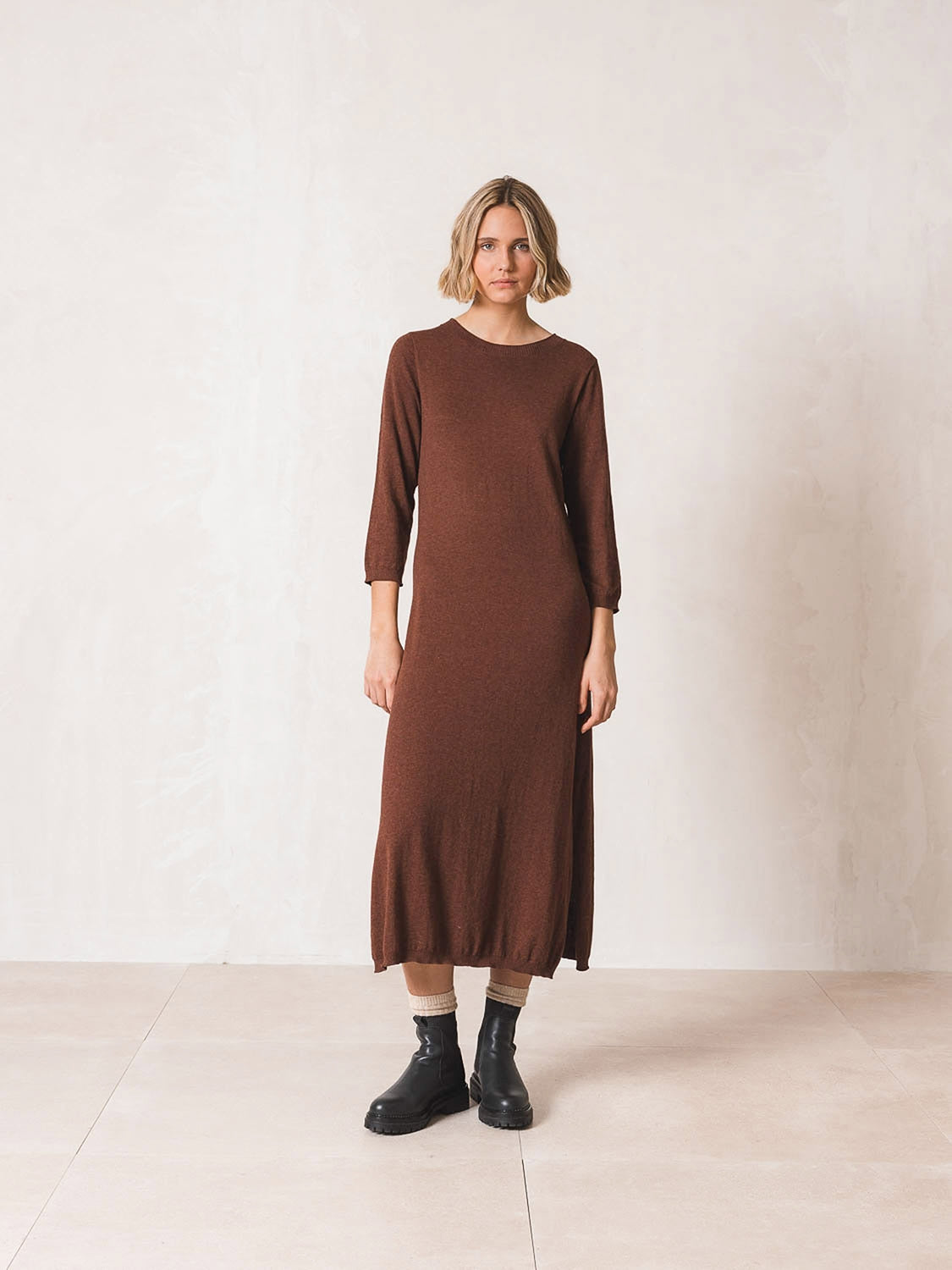 MAXI VESTIDO PUNTO