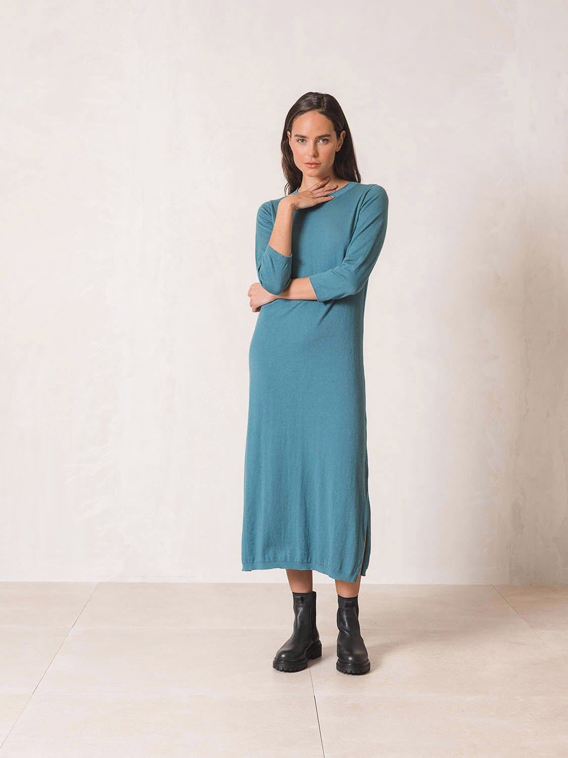 MAXI VESTIDO PUNTO
