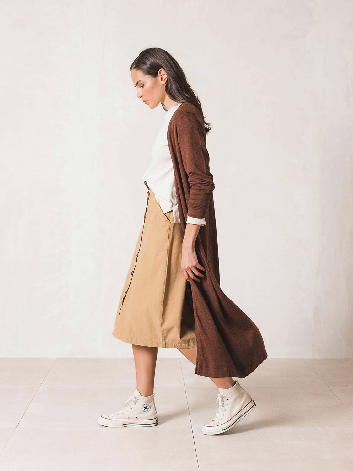 MAXI CHAQUETA PUNTO