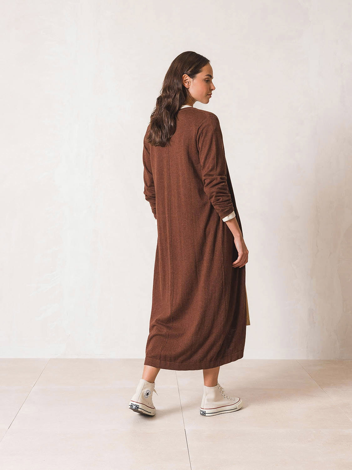 MAXI CHAQUETA PUNTO