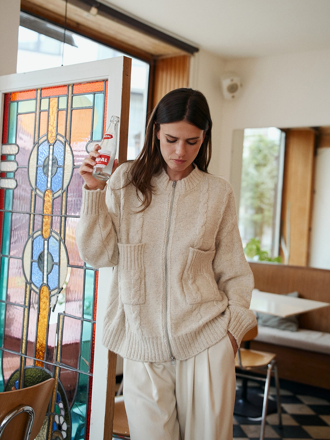 CHAQUETA OVERSIZE ALPACA