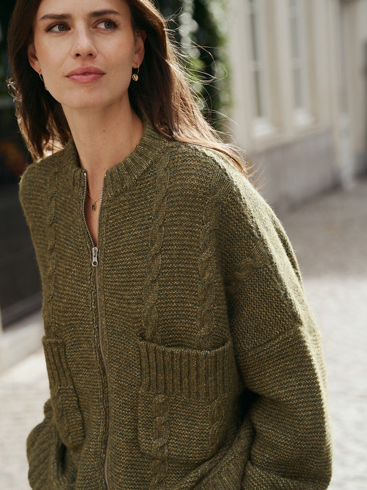 CHAQUETA OVERSIZE ALPACA