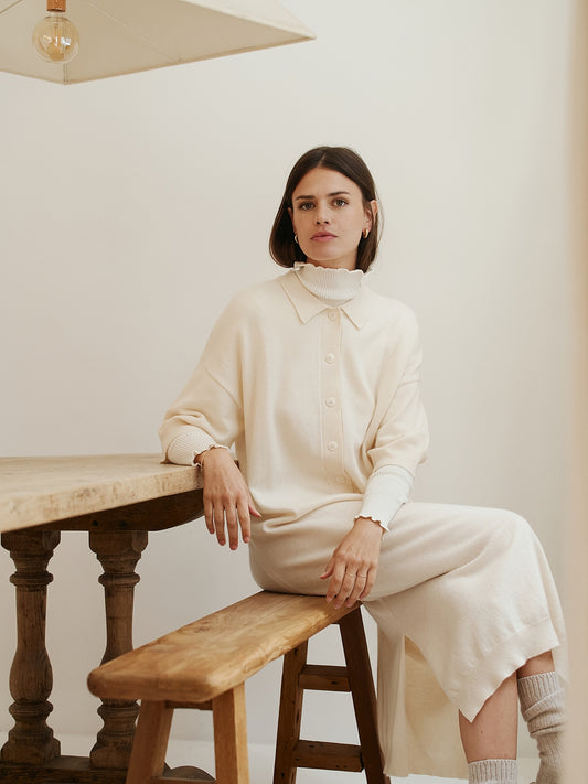 VESTIDO CAMISERO PUNTO
