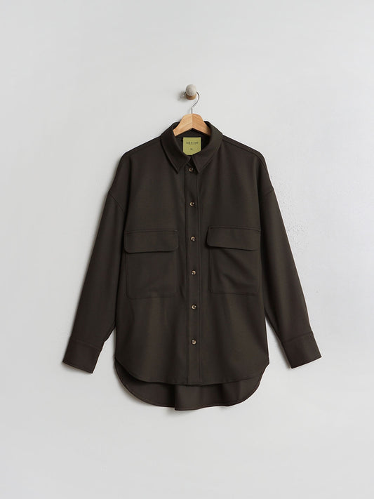 SOBRECAMISA OVERSIZE BOLSILLOS