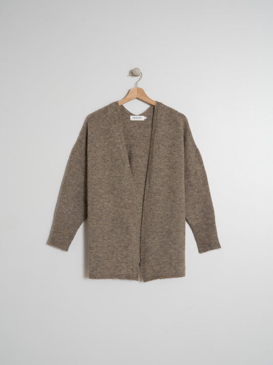 CHAQUETA LARGA PUNTO