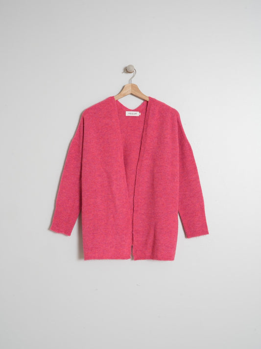 CHAQUETA LARGA PUNTO