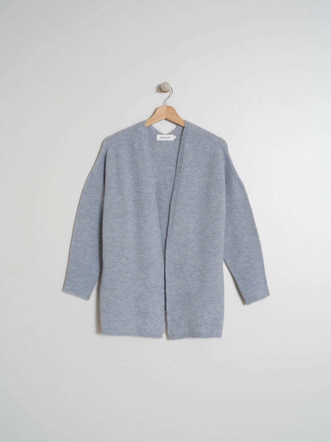 CHAQUETA LARGA PUNTO