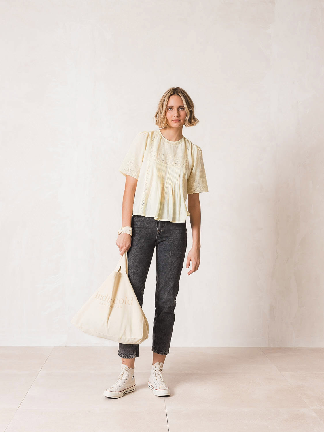 SAC EN COTON LAVÉ