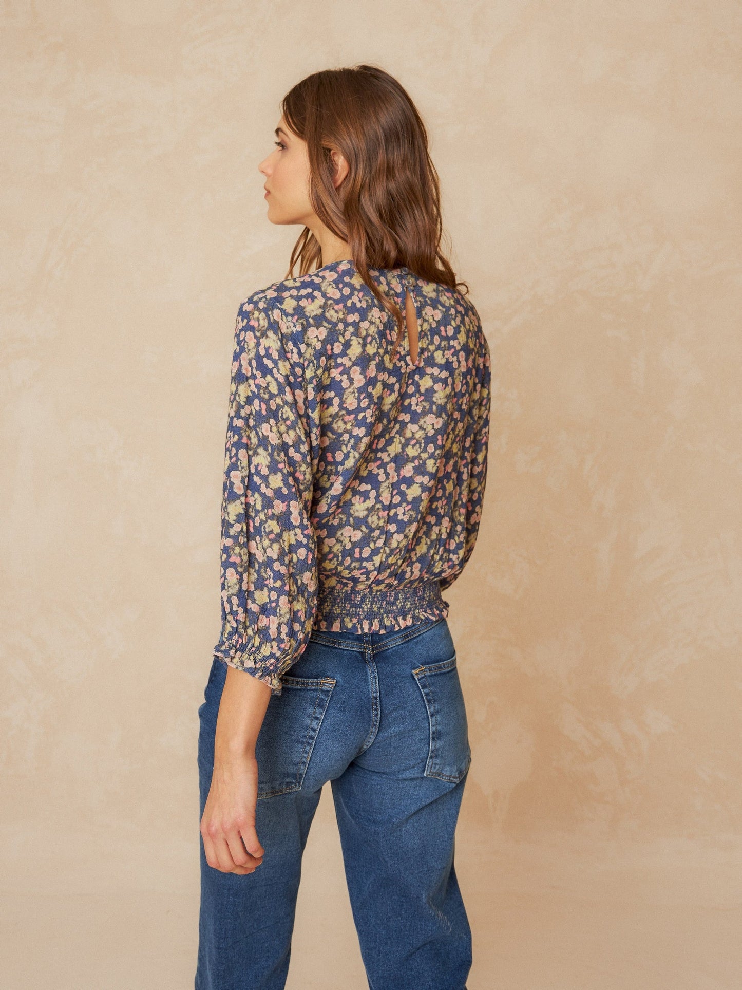 BLUSA ALGODÓN CREPADO