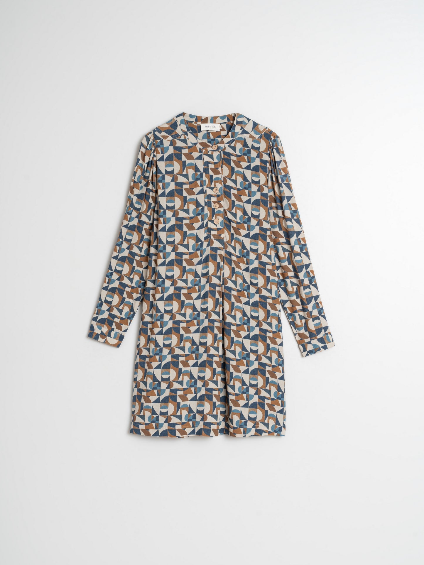 VESTIDO EVASÉ ESTAMPADO