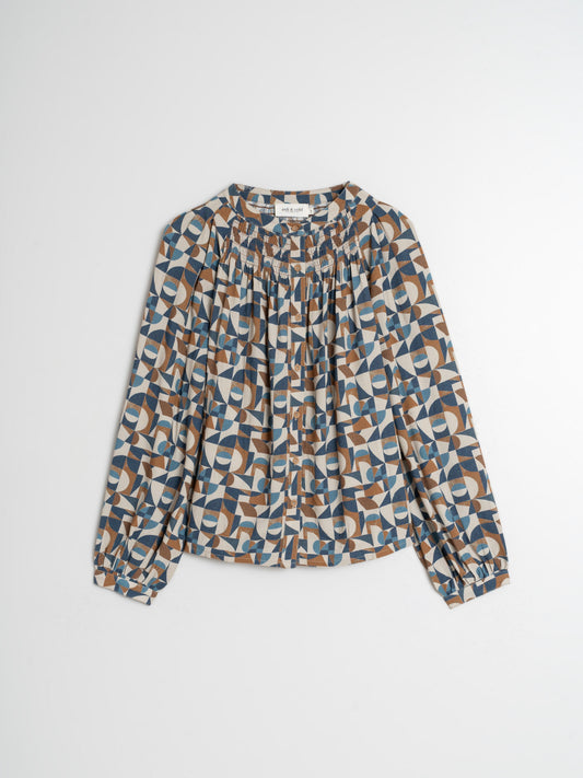 CAMISA FLUÍDA ESTAMPADA