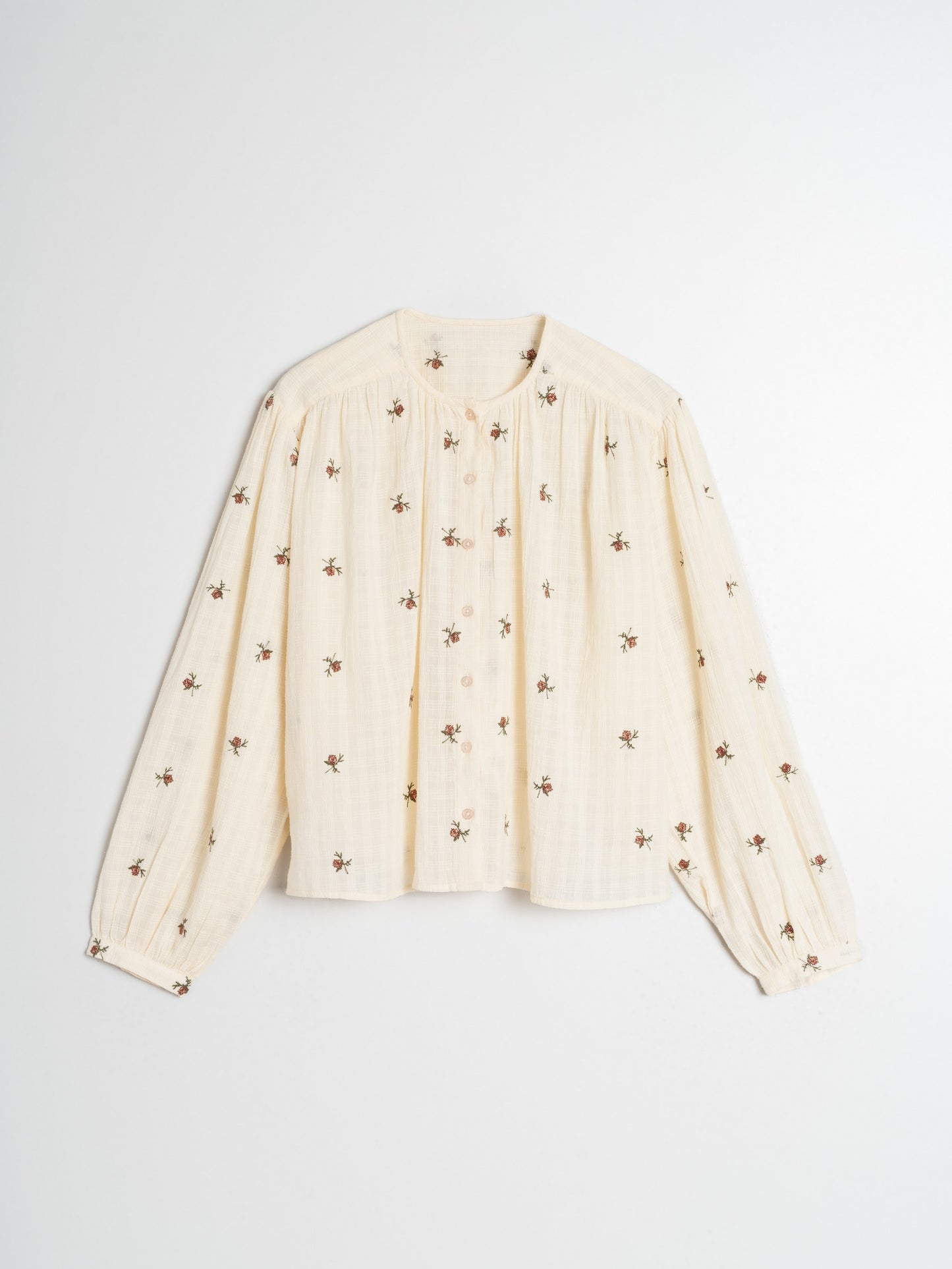CAMISA GASA BORDADA