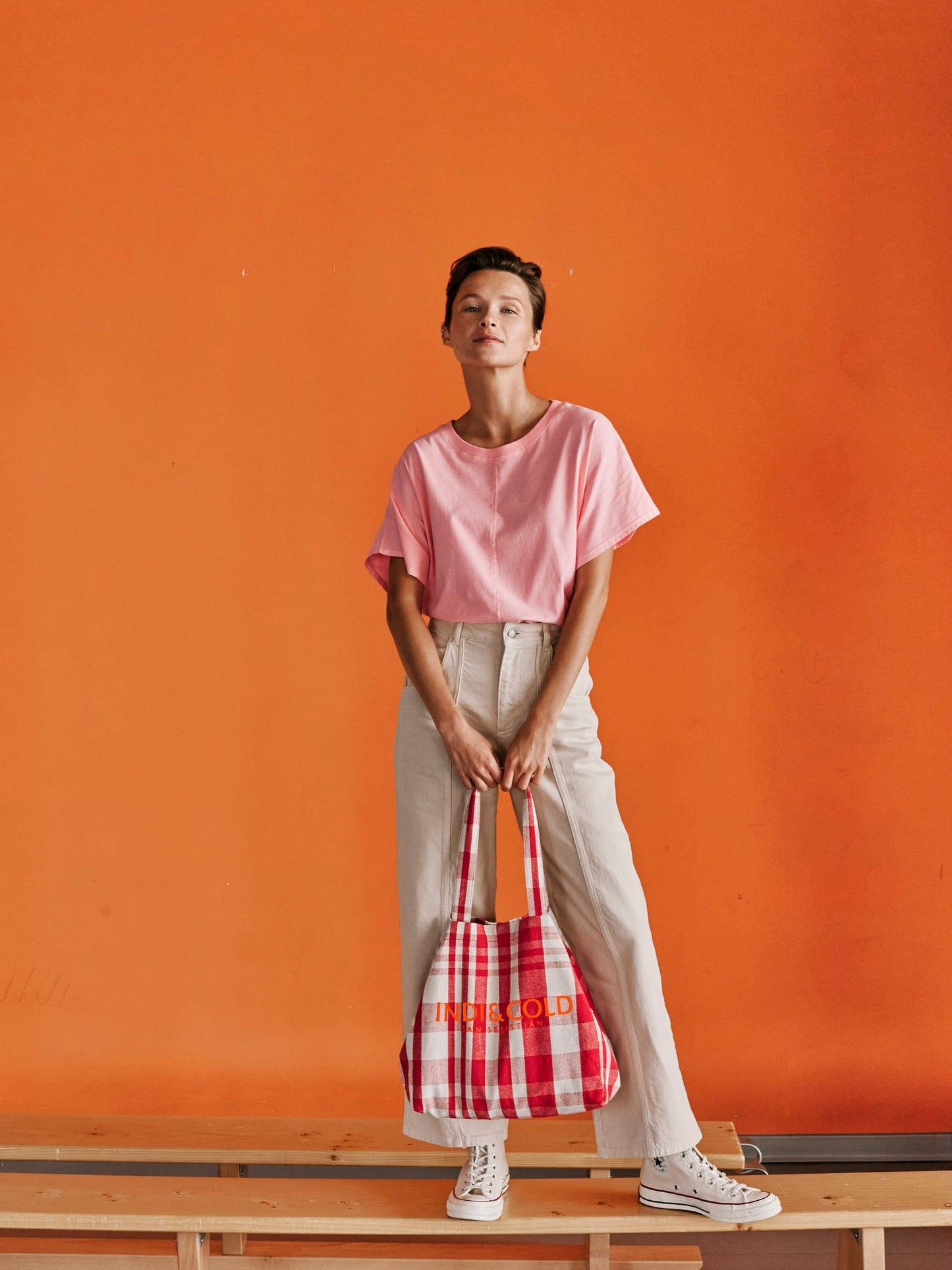 PANTALON EN SERGÉ RUSTIQUE