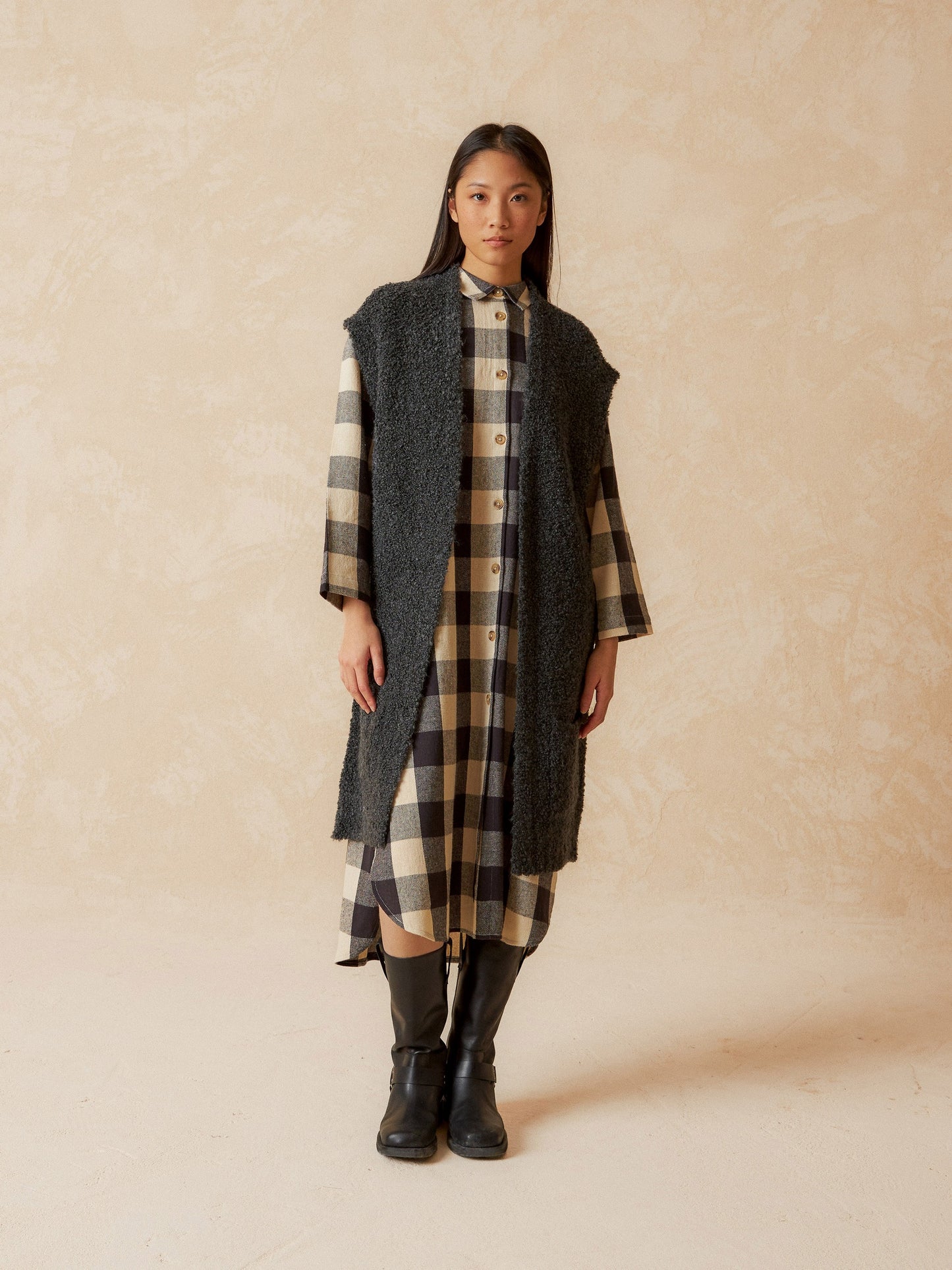 MAXI CHALECO PUNTO