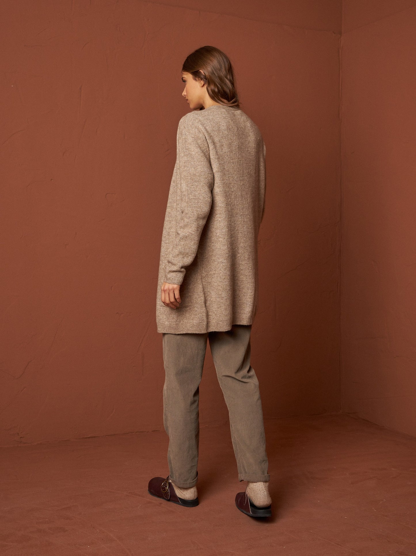 CHAQUETA PUNTO MELANGE