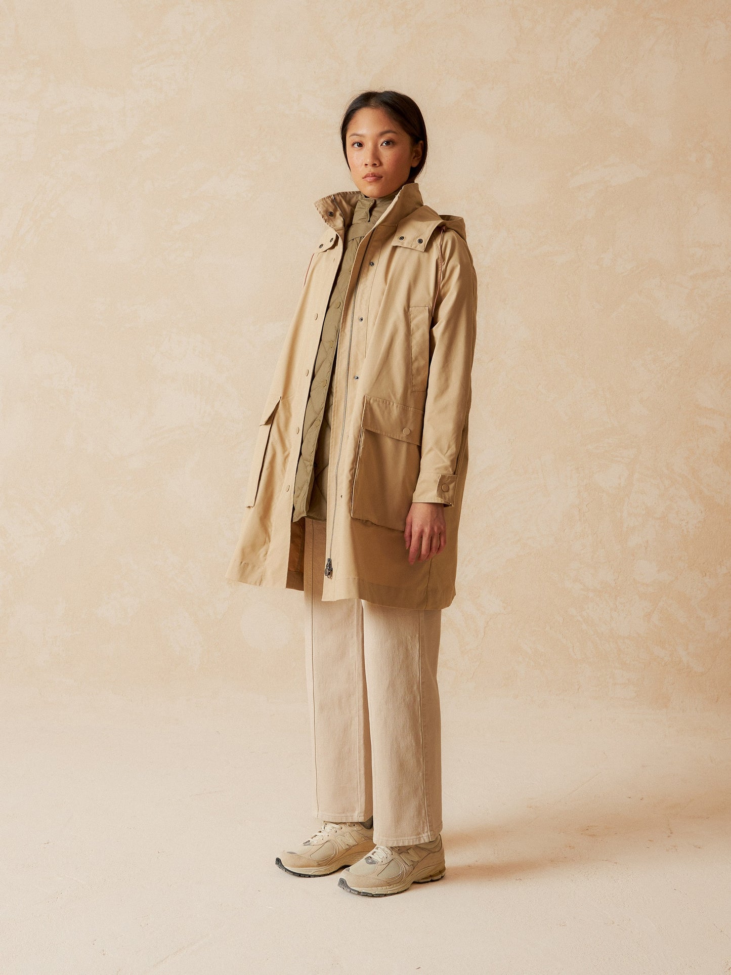 GABARDINA CON CHALECO