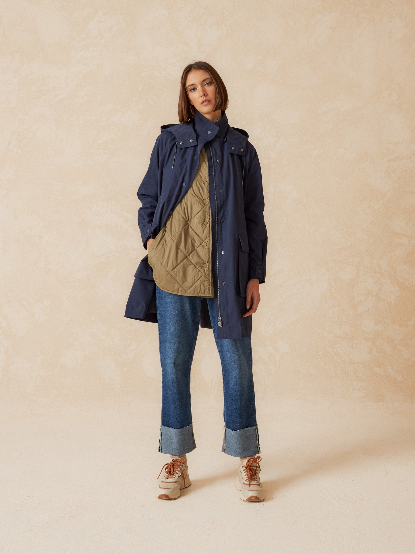 GABARDINA CON CHALECO