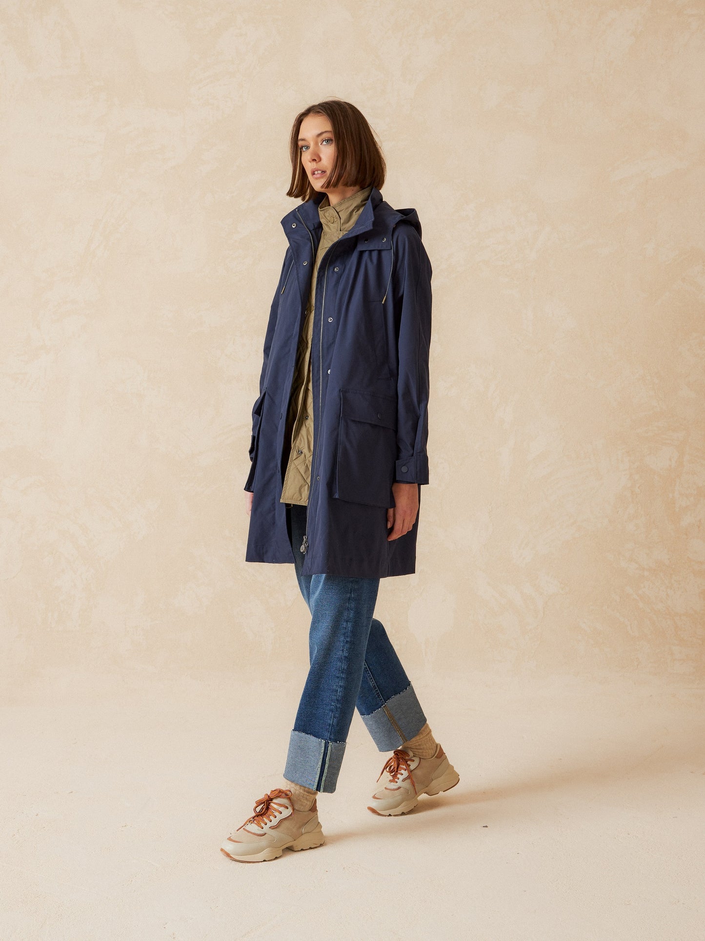 GABARDINA CON CHALECO