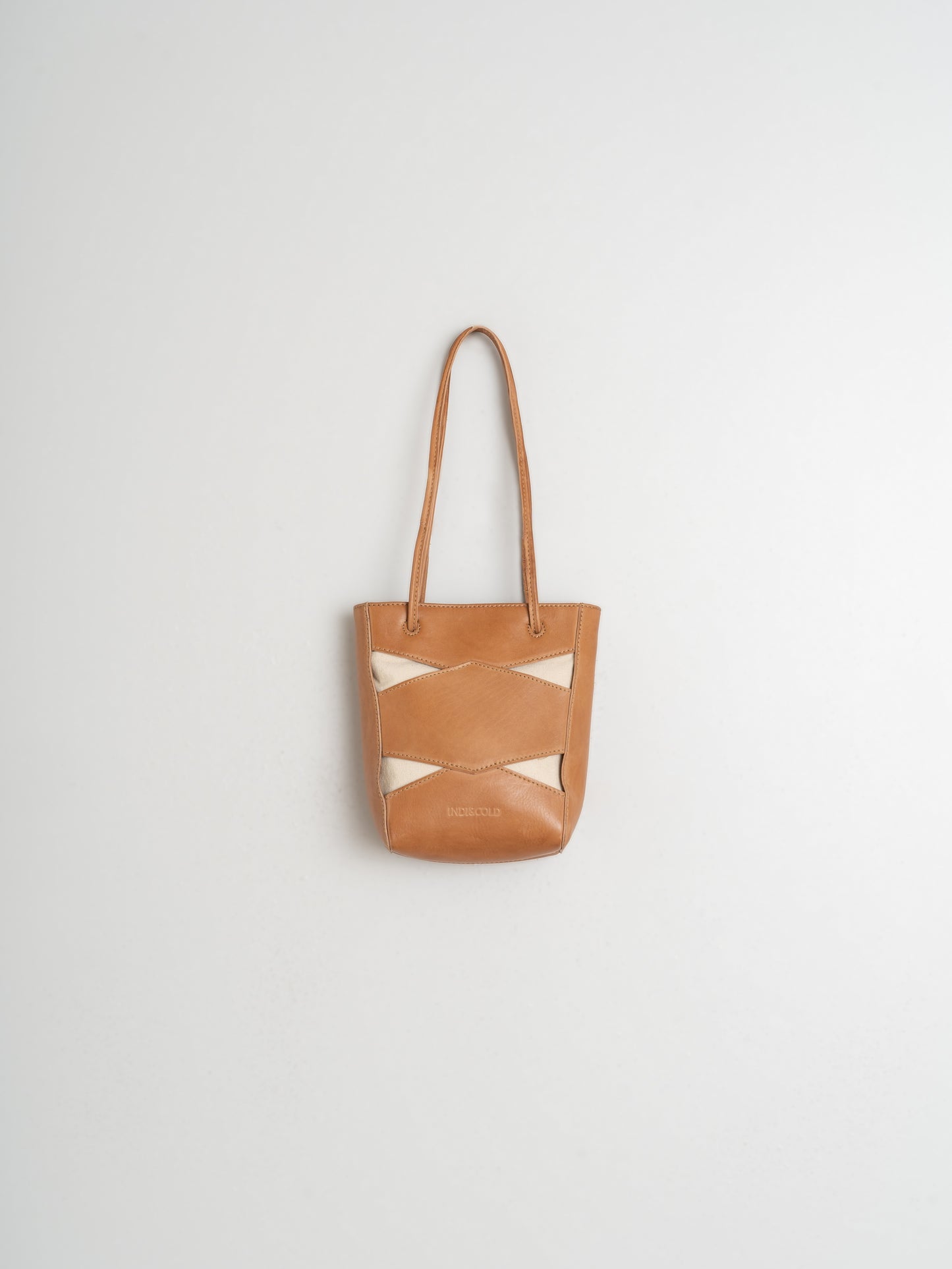 BOLSO PIEL CONTRASTE