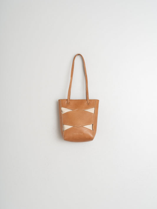 BOLSO PIEL CONTRASTE