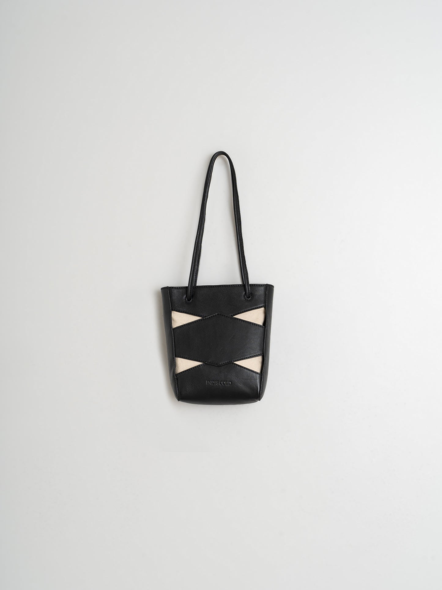 BOLSO PIEL CONTRASTE
