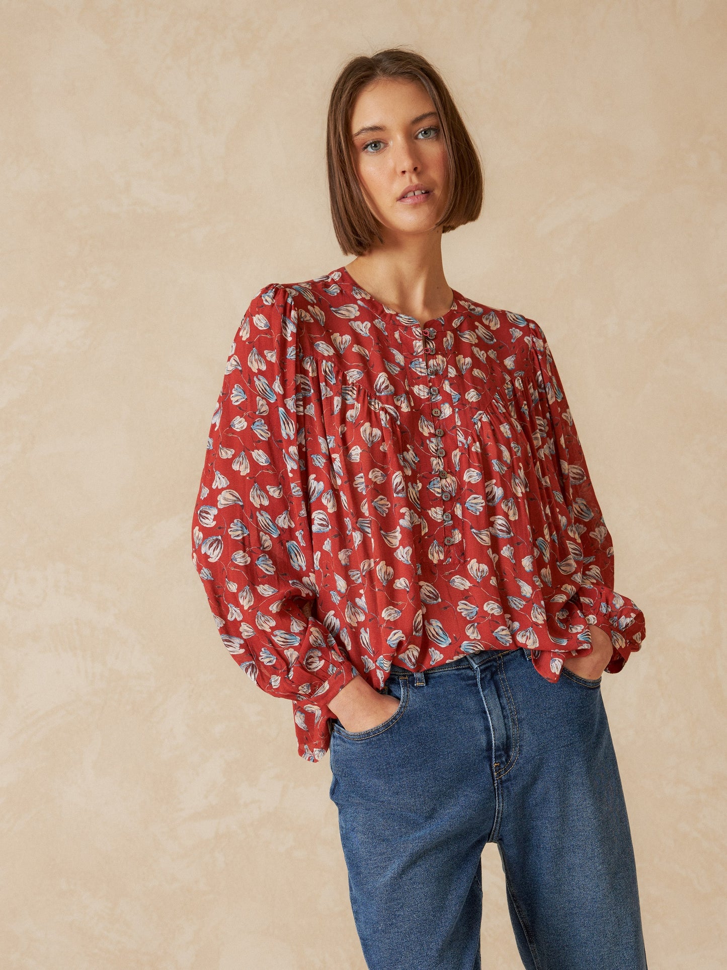 BLUSA GASA MANGA