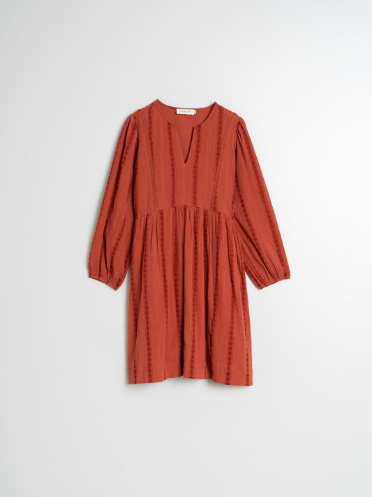 VESTIDO CORTO JAQUARD