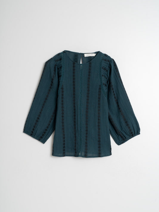 CAMISA JAQUARD VISCOSA