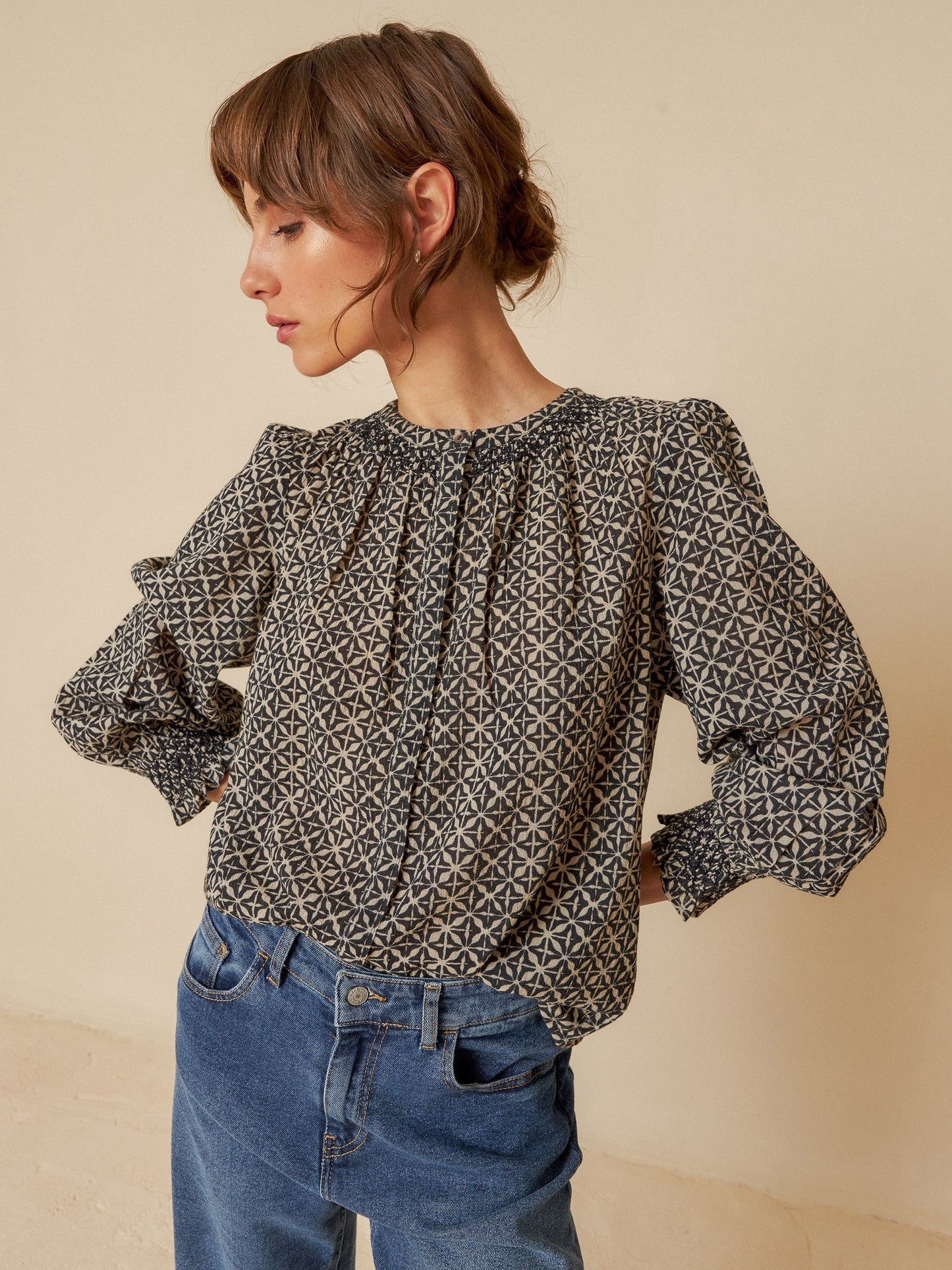 CHEMISE IMPRIMÉE RÉVERSIBLE